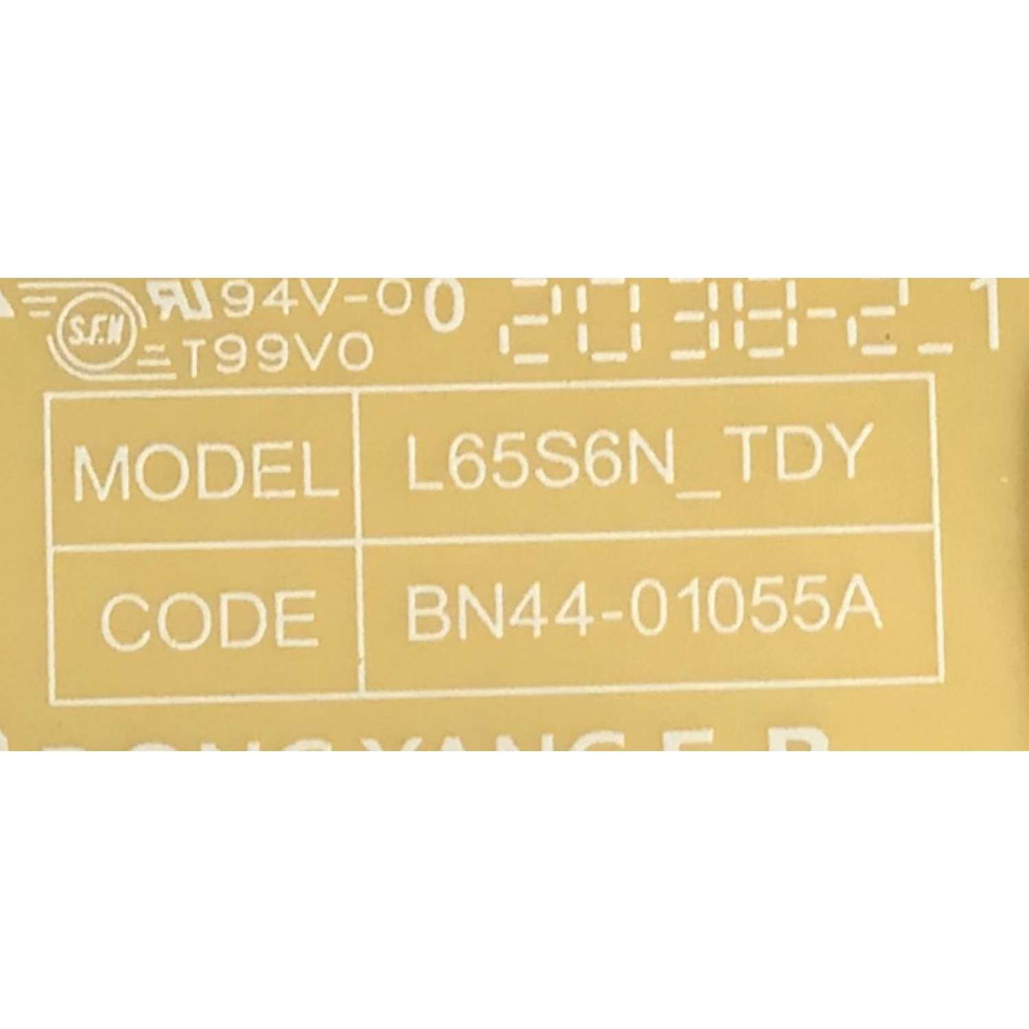 KIT DE TARJETAS PARA TV SAMSUNG / MAIN BN94-16107W / BN97-17444O / BN41-02756 / FUENTE BN44-01055A / L65S6N_TDY / BN4401055A / PANEL CY-BT065HGHV1H / DISPLAY ST6451D02-C / MODELO UN65TU7000F / UN65TU7000FXZA / UN65TU7000FXZA CC05 - Imagen 3